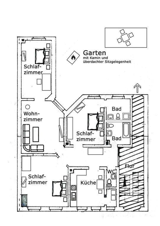 Top Lage! Appartement Im Herzen Von Einbeck! 3 Schlafzimmer, Garten! Luaran gambar